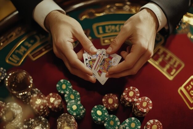 Baccarat game in progress on leon188 live dealer platform